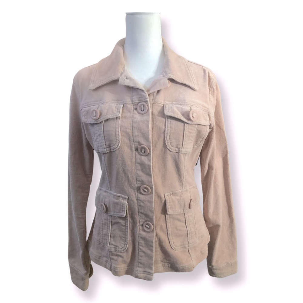 Romeo and Juliet Couture Pink Corduroy Jacket. Size M